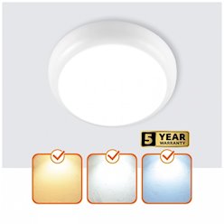 Plafon LED 24W MARI 24V IP65 czujnik mikrofalowy - biała dzienna