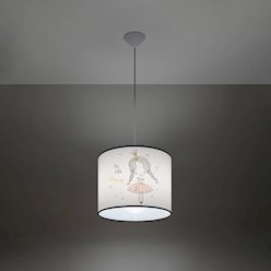 Lampa wisząca dziecięca Princess 30 1xE27 wielokolorowa