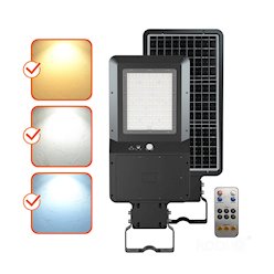 Lampa uliczna solarna z czujnikiem Street 40W 6000lm CCT