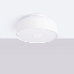 Lampa sufitowa okrągła Omiq 4xE27 biała