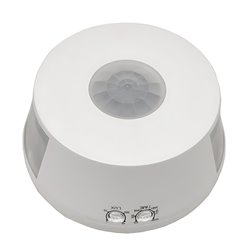 Czujnik ruchu PIR 230V 2000W okrągły natynkowy biały