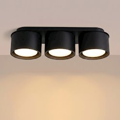 Lampa sufitowa potrójna tuba Modo 3xGx53 czarna