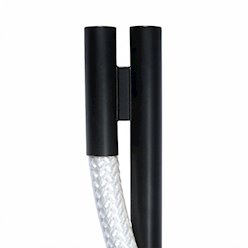 Kinkiet ścienny LED Serpente 12W CCT wężyk splot - czarny