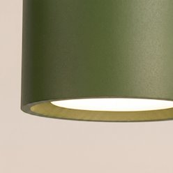 Lampa sufitowa tuba Modo 1xGx53 zielona oliwkowa