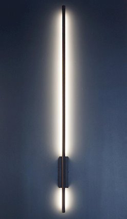 Kinkiet liniowy okrągły LUNA 12W 90cm IP54 neutralny