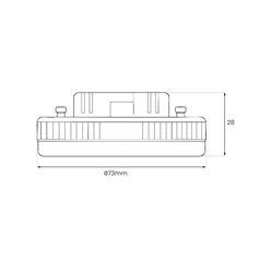 Żarówka LED GX53 8,5W 806lm 230V 3CCT
