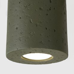 Oprawa natynkowa Orbis beton 1xGU10 zielony oliwkowy