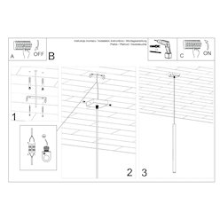 Lampa wisząca pojedyncza tuba Pastelo 1xG9 beżowa
