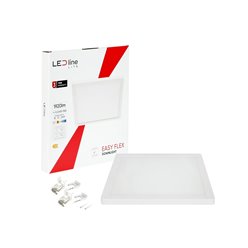 Panel LED o mocy 16W okrągły, podtynkowy, szklany z serii GLASS - biała  dzienna