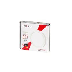 okrągły panel LED 12W easyfix barwa ciepła