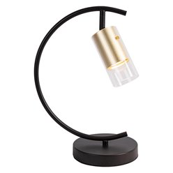Lampa biurkowa 1xGU10 Ricky Złota