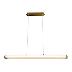 Lampa wisząca liniowa LED akrylowa 16W 3CCT 90cm złota