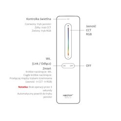 Pilot Mi-Light C4 RGB-CCT biały z uchwytem
