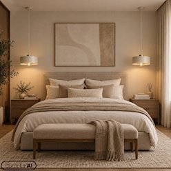 Lampa wisząca E27 beżowy żyrandol Velto Loft 30cm