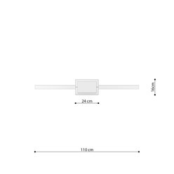 Lampa wisząca RIO 110 złota LED 4000K