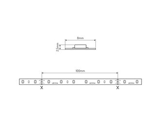 Taśma LED SMD2835 24V CRI98 14W 60 LED Neutralna - 5m