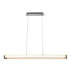 Lampa wisząca liniowa LED akrylowa 16W 3CCT 90cm chrom