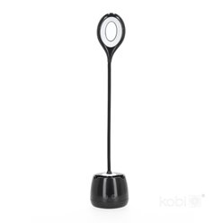 Lampka biurkowa LED 5W z koszykiem 1200mAh czarna