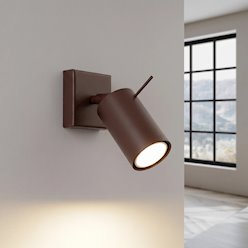 Kinkiet ścienny Reflektor Ring 1xGU10 brązowy