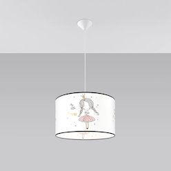 Lampa wisząca dziecięca Princess 40 1xE27 wielokolorowa
