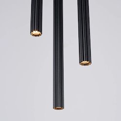 Lampa wisząca potrójna Arche okrągła 3xG9 czarna