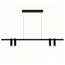 Lampa wisząca listwa ze spotami LED COB 30W CCT czarna