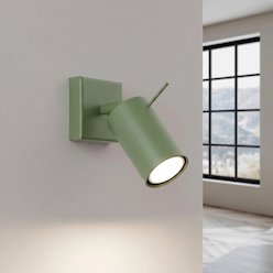 Kinkiet ścienny Reflektor Ring 1xGU10 szałwiowy