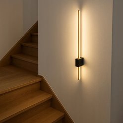 Kinkiet ścienny liniowy Costi 6W 60cm czarny-złoty