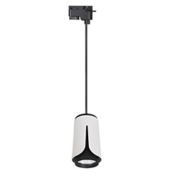 Lampa szynowa wisząca 1-faza GU10 Kalla biała