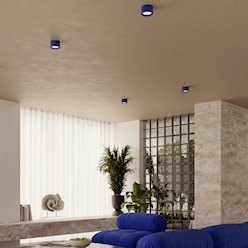Lampa sufitowa tuba Modo 1xGx53 ultramarynowa