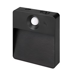 Lampka nocna LED USB z akumulatorem 3CCT 0,6W czarna