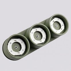 Lampa sufitowa potrójna tuba Modo 3xGx53 zielona oliwkowa