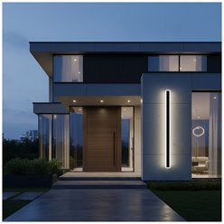 Kinkiet elewacyjny LED Mirana Ambient 25W 120cm 4000K czarny