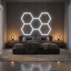 Lampa LED Hexagon 5L CRI90 206x301cm 240W 6500K
