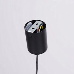 Lampa wisząca stożkowy klosz Nox 25cm 1xE27 czarna