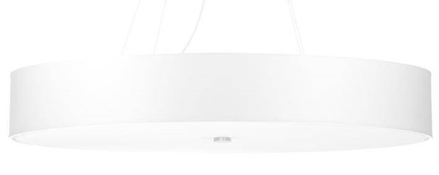 Lampa wisząca SKALA okrągła 90 cm 6xE27 biała