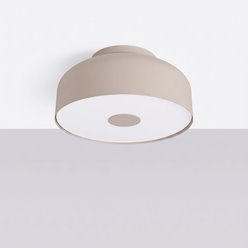 Lampa sufitowa okrągła Omiq 4xE27 taupe