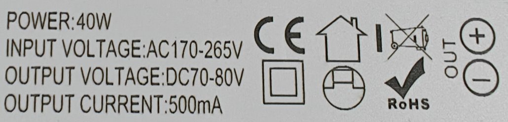 zasilacz driver led 500ma 40W