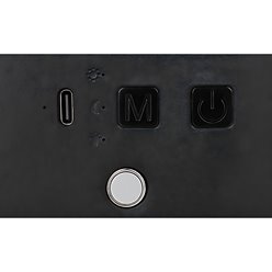 Kinkiet dwustronny z akumulatorem USB na magnes 3CCT 2,5W czarny