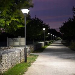 Lampa parkowa Latarnia 1xE27 Tano Plus czarna