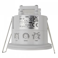 Czujnik ruchu IP65 mikrofalowy podtynkowy 230V 2000W