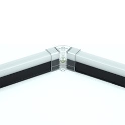 Lampa LED Hexagon 1xHEX czarna 42W 4000K