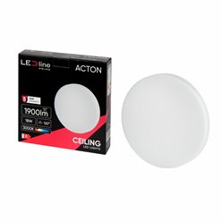 Plafon LED IP54 okrągły Acton 18W 1900lm 3000K