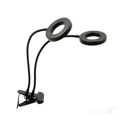 Lampa LED podwójna z klipsem do uprawy roślin 8W