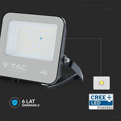 Naświetlacz LED 50W CREE szary 6750lm 3000K