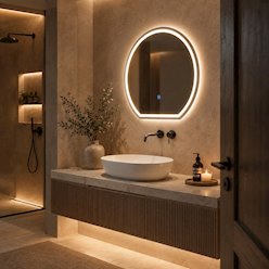 Lustro z podświetleniem LED 60x45cm Laguna 2 16W 3CCT