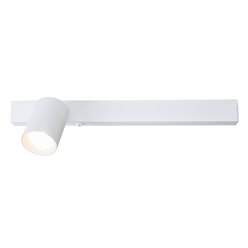 Kinkiet liniowy LED UP 5W z reflektorem GU10 Front lewy biały