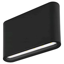 Kinkiet elewacyjny LED góra-dół Mini Gianto 6W czarny