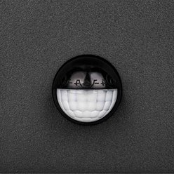 Lampa elewacyjna LED Hestio 9W z czujnikiem PIR czarna