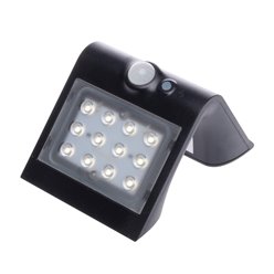 Kinkiet Solarny LED Butterfly Czarny 1,5W